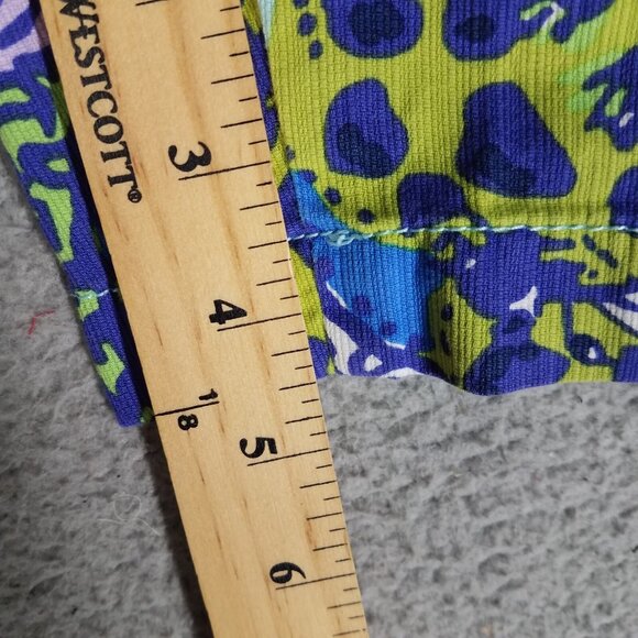 Lilly Pulitzer Callahan Short Women's 00 Chino Mini Floral Paisley Beach Purple - Picture 10 of 13